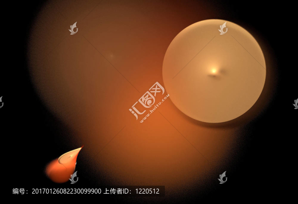 橙色的星球