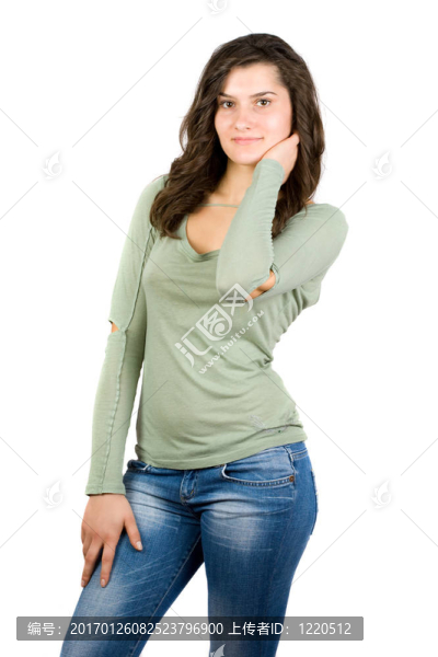 美麗的年輕女人