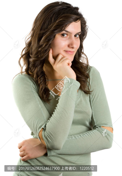 美麗的年輕女人