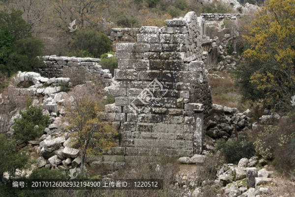 廢墟和人行道-匯圖網(wǎng) www.fosd68.com 廢墟和人行道
