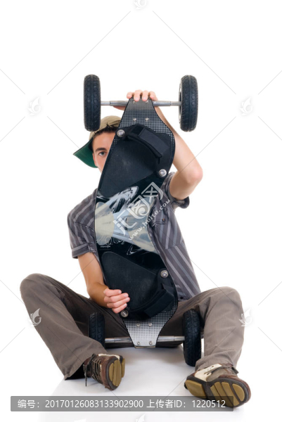 男孩和他的滑板