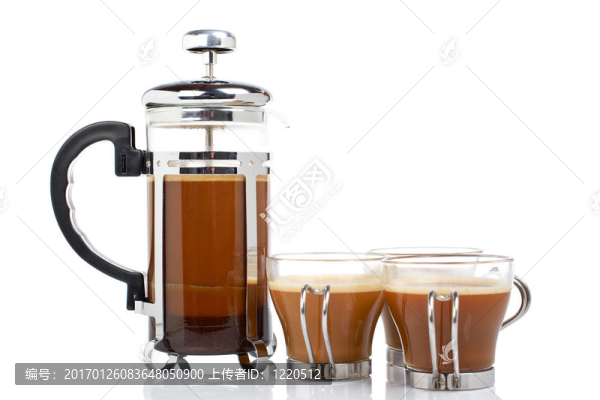 三杯咖啡壺