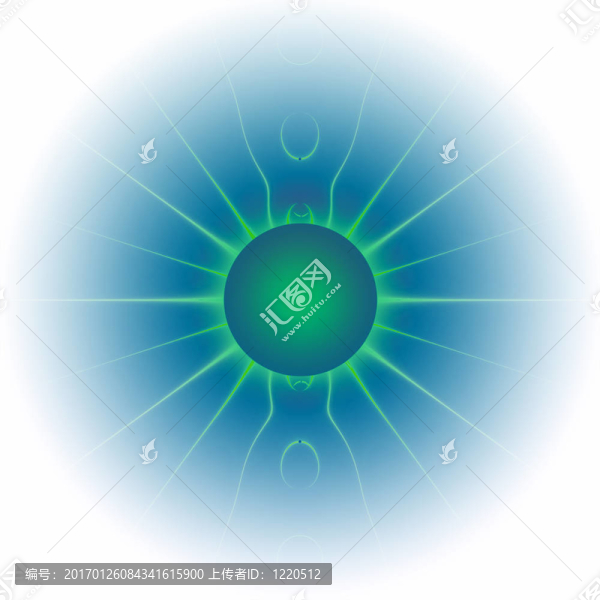 美麗；綠色分形設(shè)計