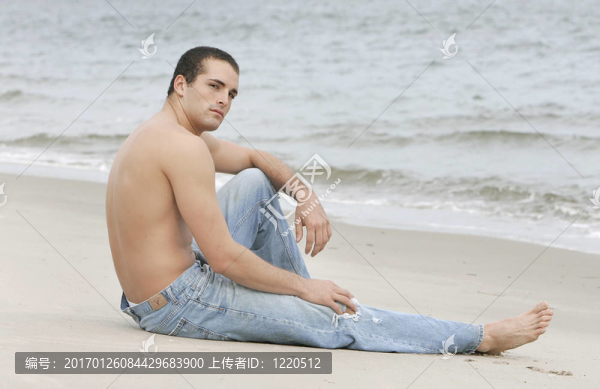 海灘上的人