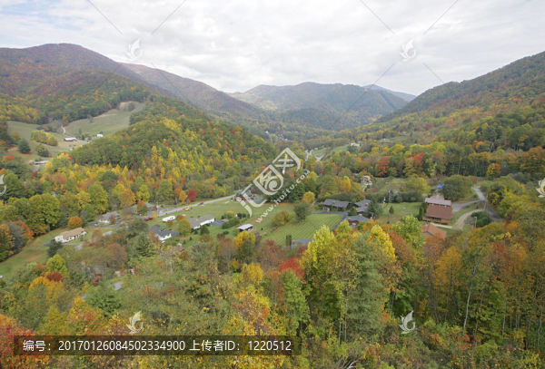 秋天的顏色，在大煙山
