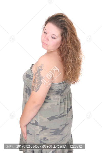 半身女人肖像