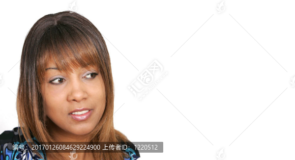 微笑的女人頭像
