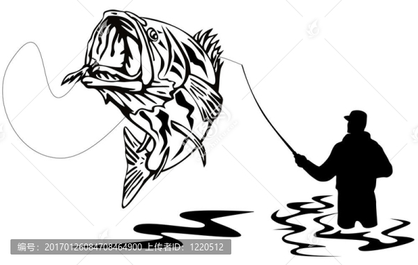 漁夫釣鱸魚