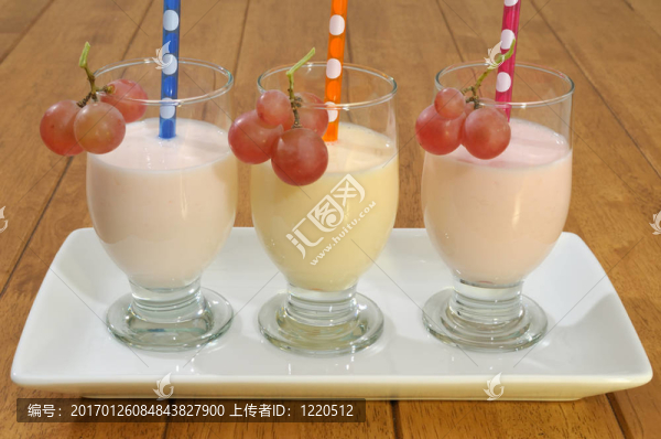 葡萄水果冰沙