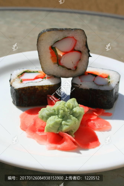 壽司芥末和Sushi,Ginger；