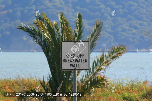 擋擋防波堤墻標(biāo)志