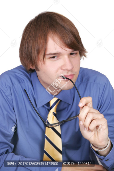 一個年輕的商人