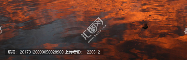 水上的日落