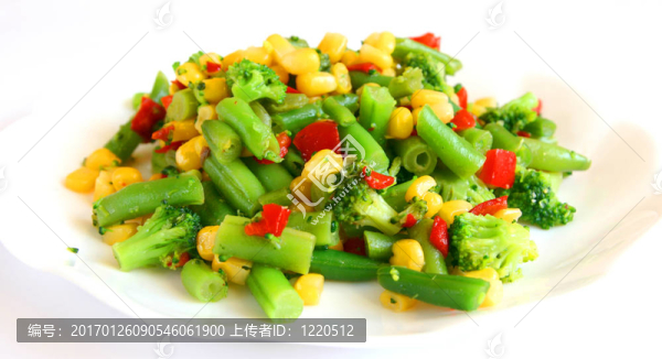 熟蔬菜混合