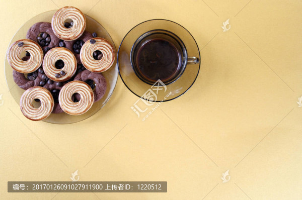 餅干和咖啡