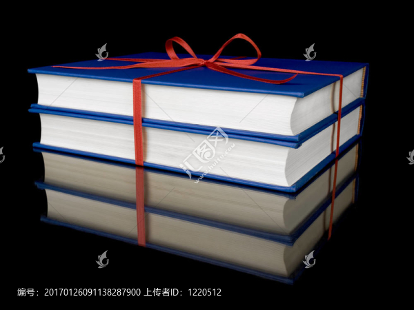 兩只藍(lán)色的書
