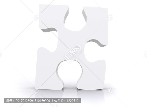 白色的拼圖