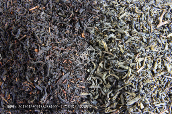 散黑綠茶