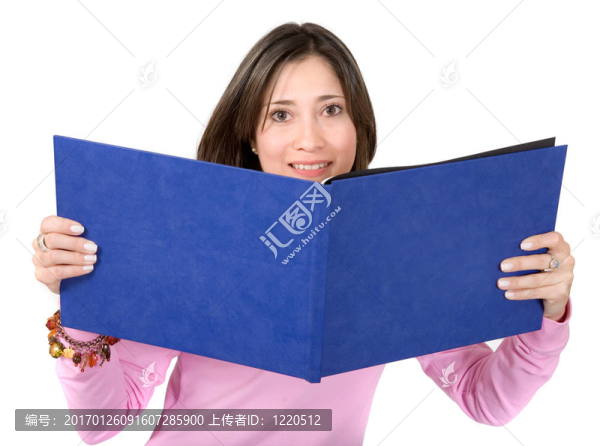 女學(xué)生帶書(shū)