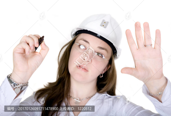屏幕上的建筑師圖紙