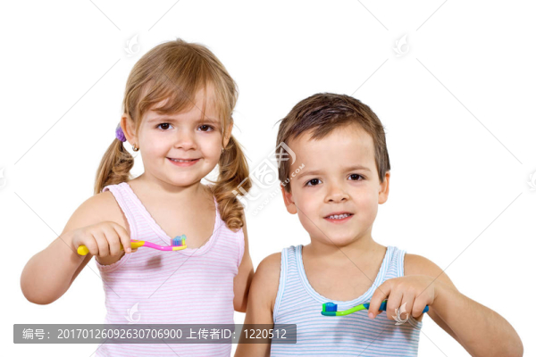 孩子們的牙刷
