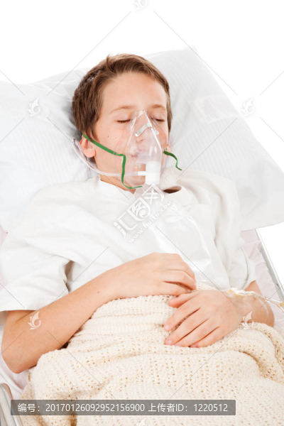 在resperator的小男孩