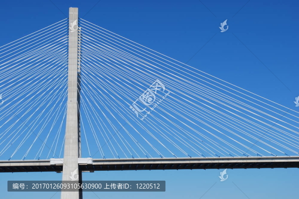 達(dá)伽馬大橋塔霍河在Lisbon
