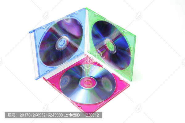 塑料盒中的光盤