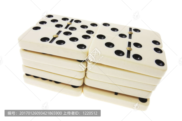 成堆的骨牌