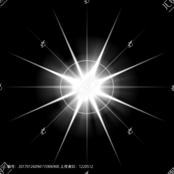 爆破鏡頭光暈