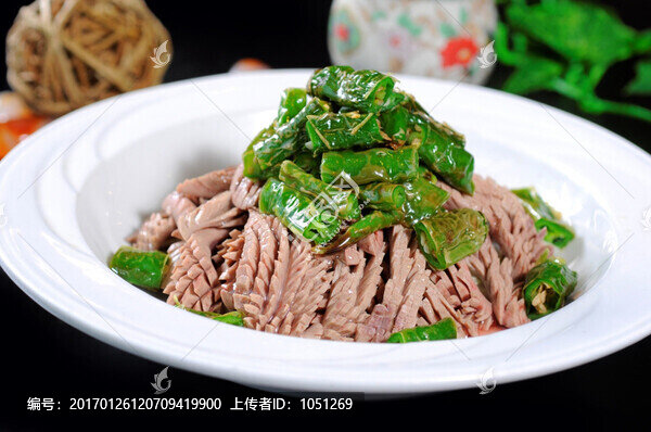 燒椒腰花