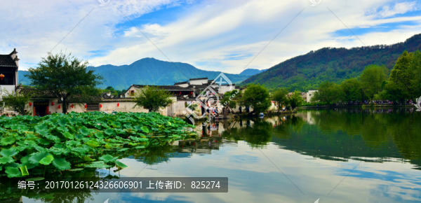 宏村巨幅,宏村全景