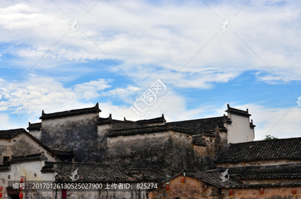 安徽建筑,徽派建筑,宏村建筑