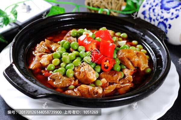豌豆肥腸煲