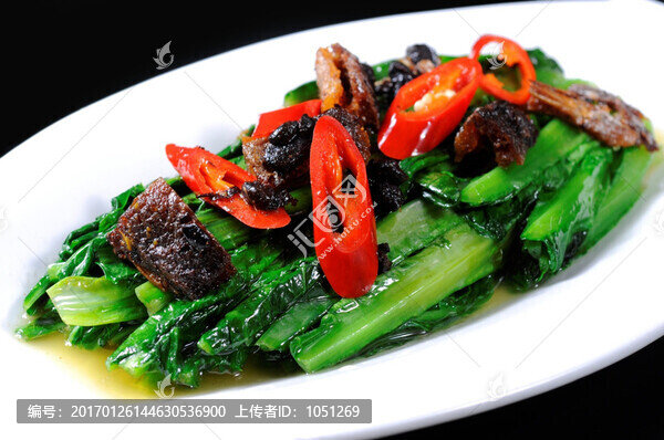 豆豉鯪魚油麥菜