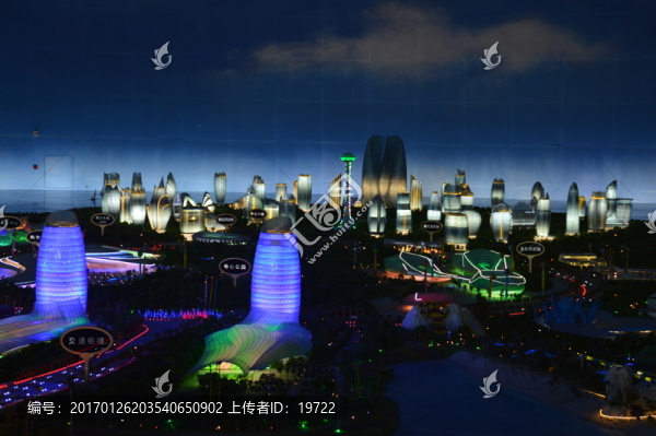海南?；◢u建筑模型