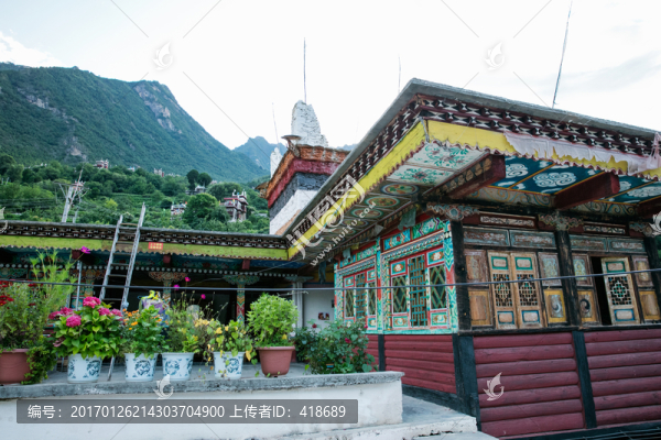 中國(guó)四川丹巴的甲居藏寨