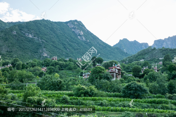 中國(guó)四川丹巴的甲居藏寨