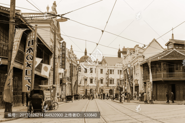 老上海街景