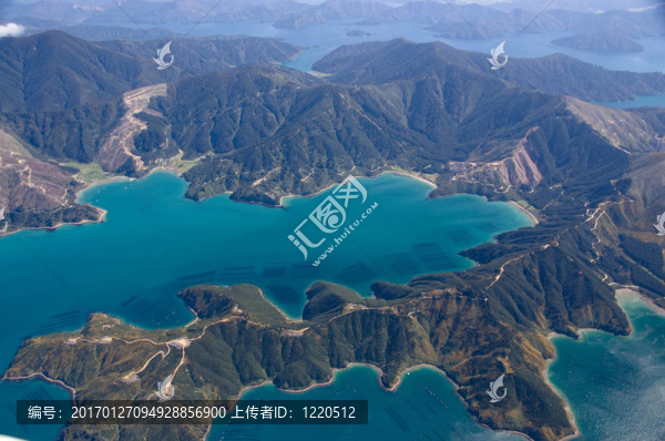 NZ蠔養(yǎng)殖場鳥瞰圖