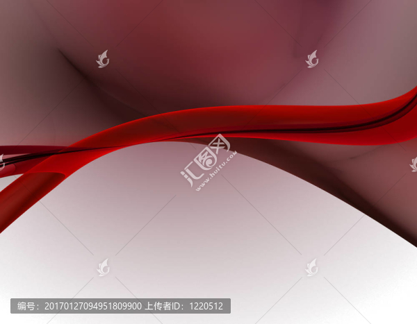 抽象紅波
