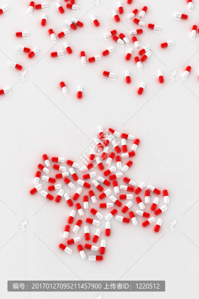 紅色藥丸交叉