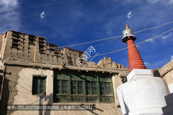 傳統(tǒng)的建筑-,Leh；印度