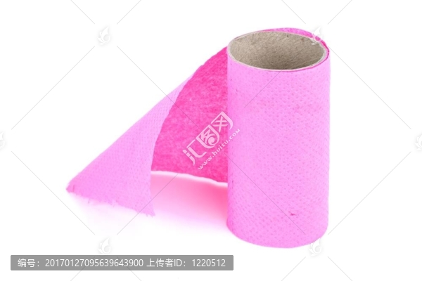 粉紅色衛(wèi)生紙卷