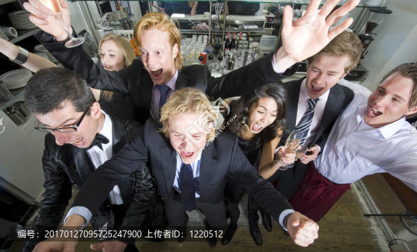 慶祝活動(dòng)的人們