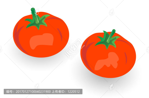紅色的西紅柿