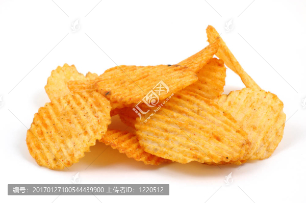 一堆辣土豆片