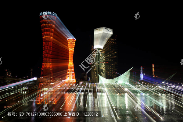 神戶港口夜變焦2