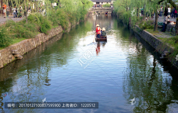 在倉敷乘坐的船；日本2