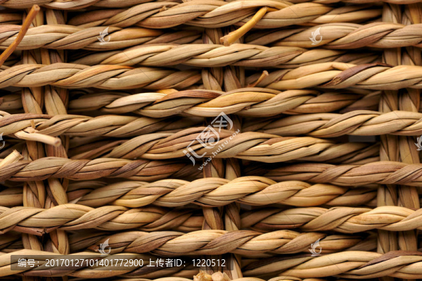 編織籃子的紋理